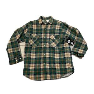 Vintage 90s Woodsman Shirt Plaid Techwool